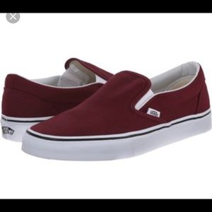 Maroon vans